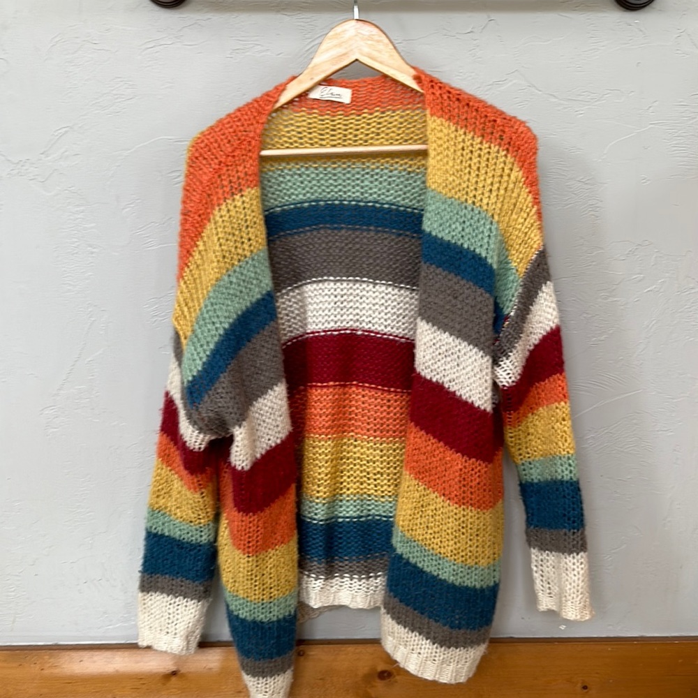 Elan size S multicolor cardigan